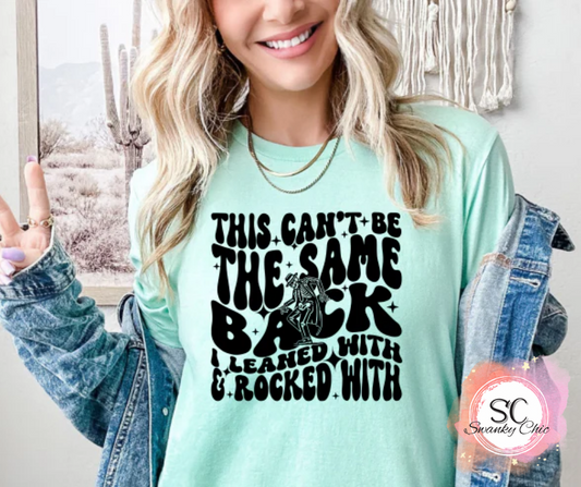 RaeAnn Kennedy — This can’t be the same back: 2X, purple, crewneck tee