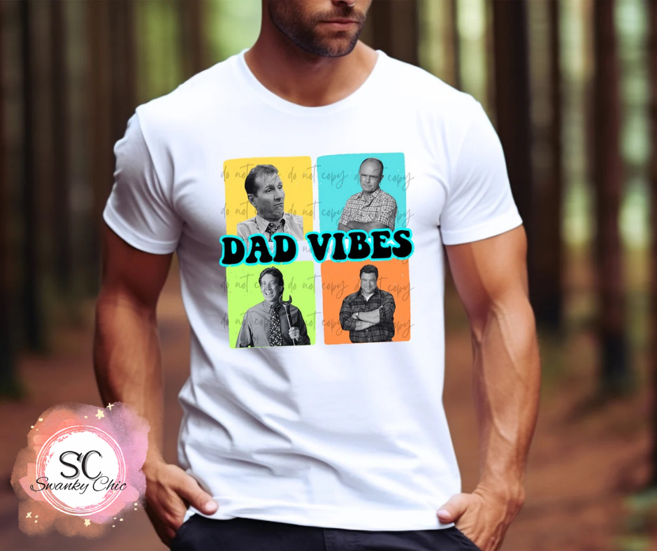 Kelsey Shepherd — Dad Vibes: XL, no white, crewneck tee