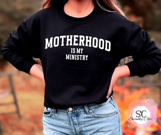 Stephanie Kamps — Motherhood is my ministry: Large, as is, long sleeve tee