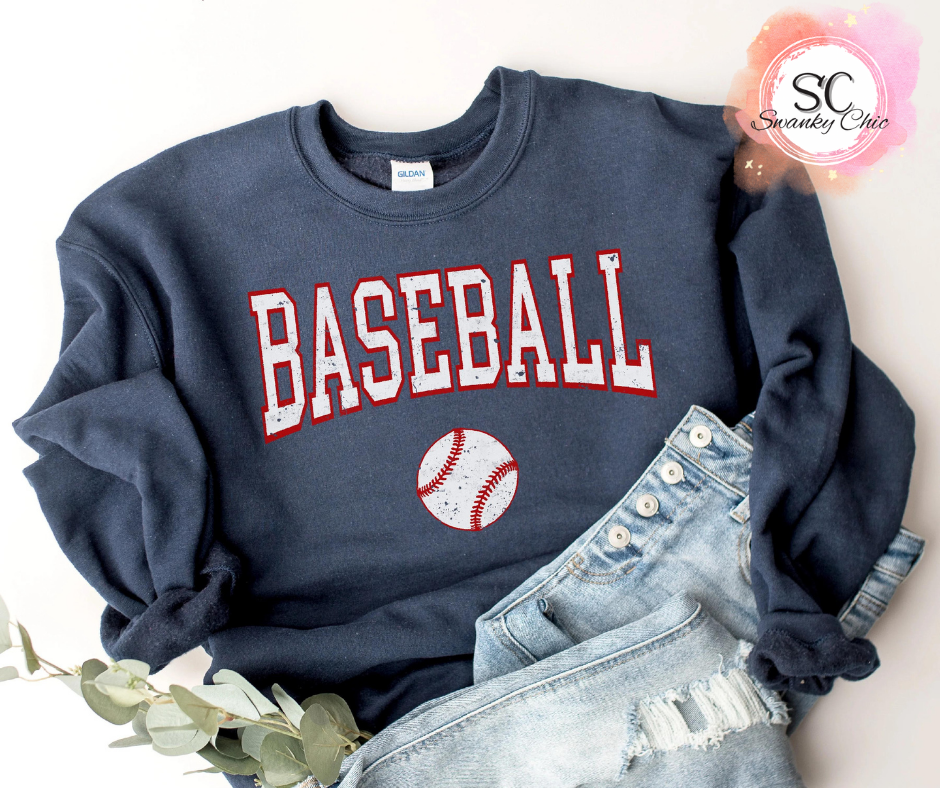 Kaelan Williams — Baseball: Large, 18000 navy, crewneck sweatshirt