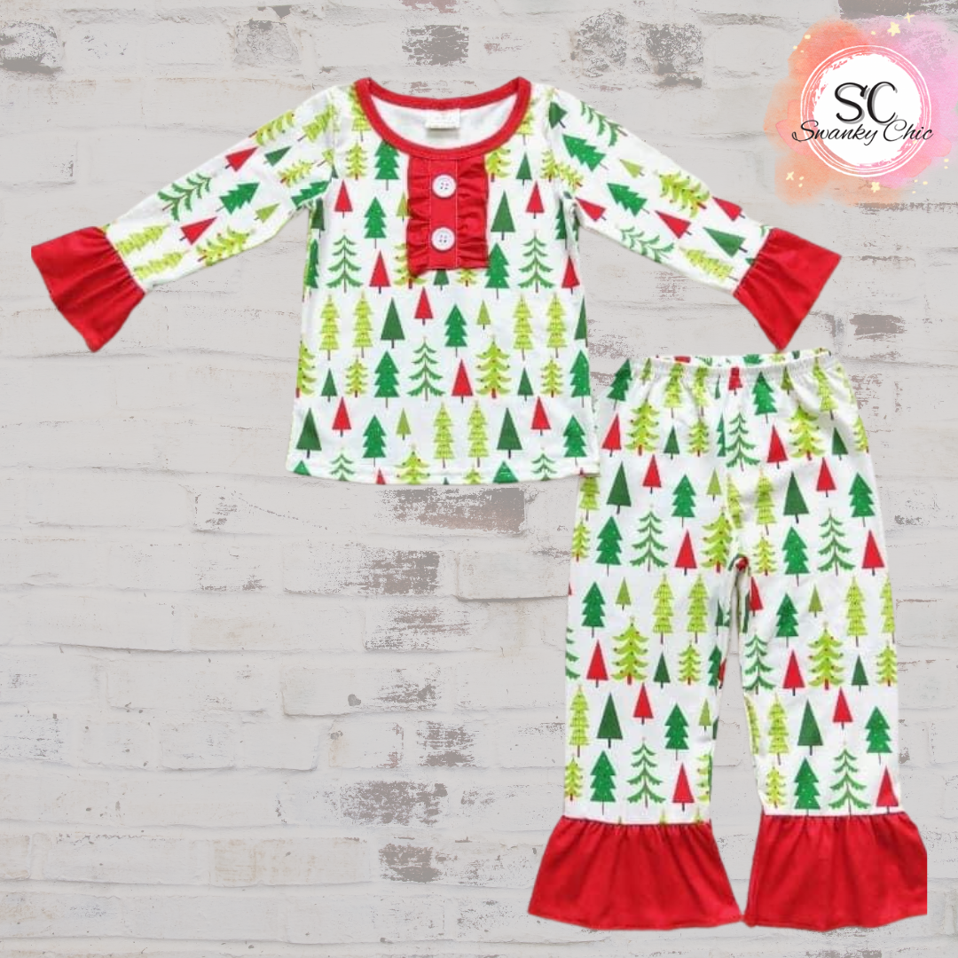 Whitney Reshea Longfellow — 3T Girl’s, Christmas tree Jammie’s