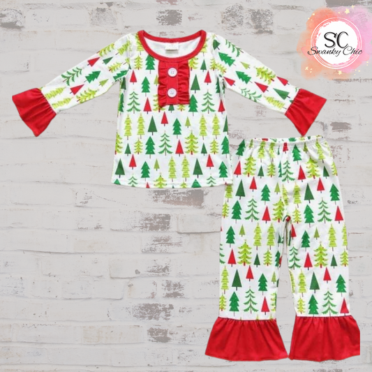 Whitney Reshea Longfellow — 3T Girl’s, Christmas tree Jammie’s