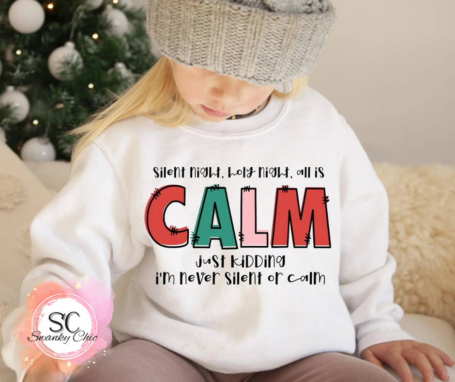 Kelsey Shepherd - CALM: Youth Medium, (no white), long sleeve tee