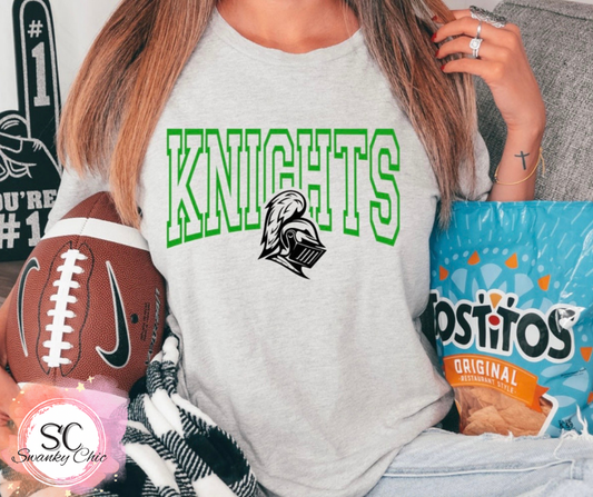 Kaelan Williams— Knights: Medium, similar color, CC crewneck tee