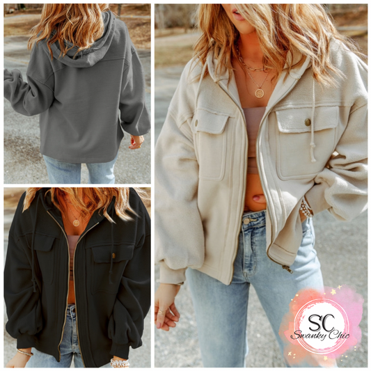 Angi Symons — XL, hooded jacket