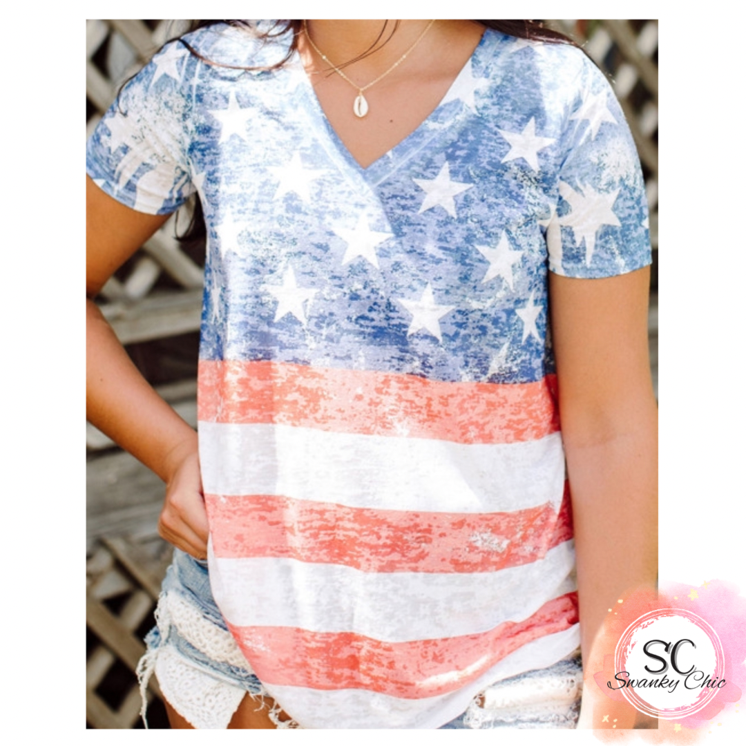 Teresa Aldrich Weesner — 2X Patriotic top