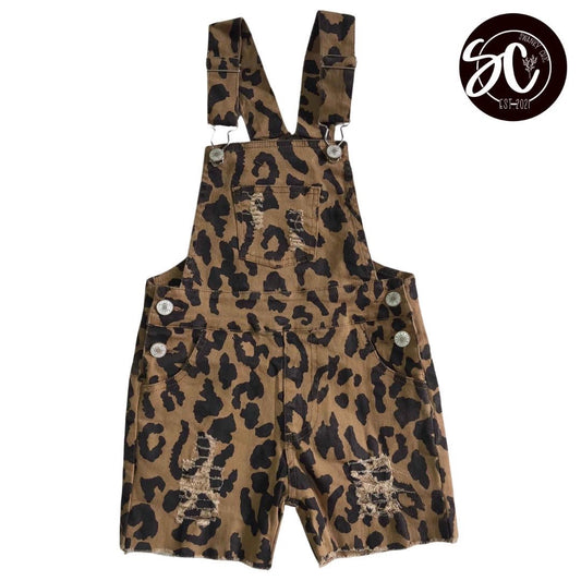 Angi Symons — 7/8 Girl’s, leopard overalls