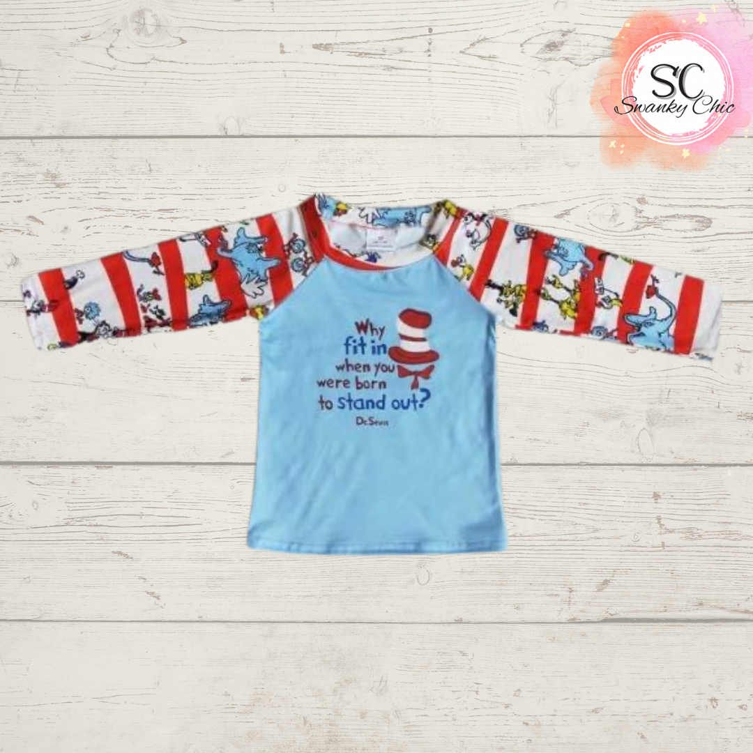 Becca Kibbey — 4/5, Dr. Seuss shirt