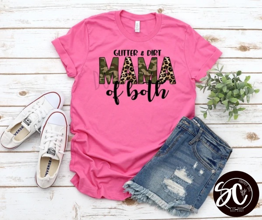 Ashley Burnell Johnson — mama of both: Small, athletic Heather, crewneck tee