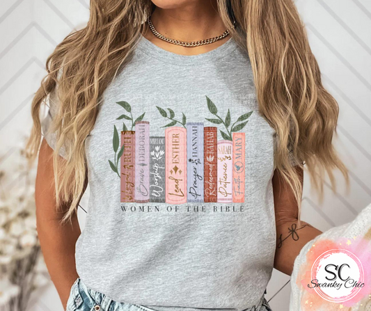 Tara Morrow — Women of the Bible: 2X, athletic Heather, crewneck tee