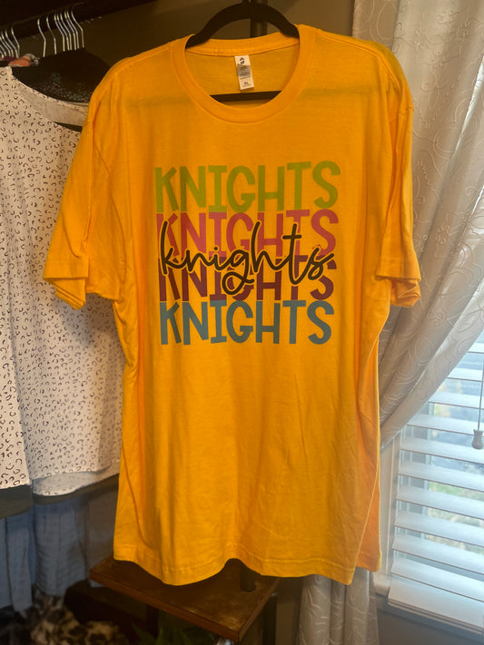 Shelly Ervin — Knights stacked: XL, tee