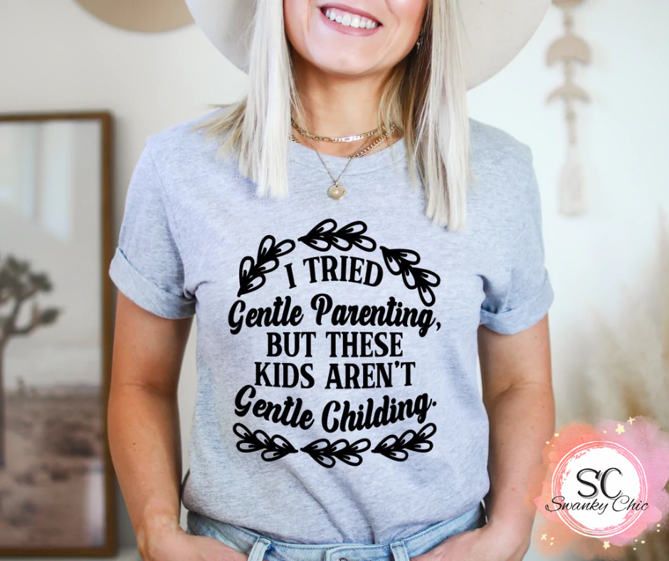 Angi Symons — Gentle Parenting: Large, V-neck tee