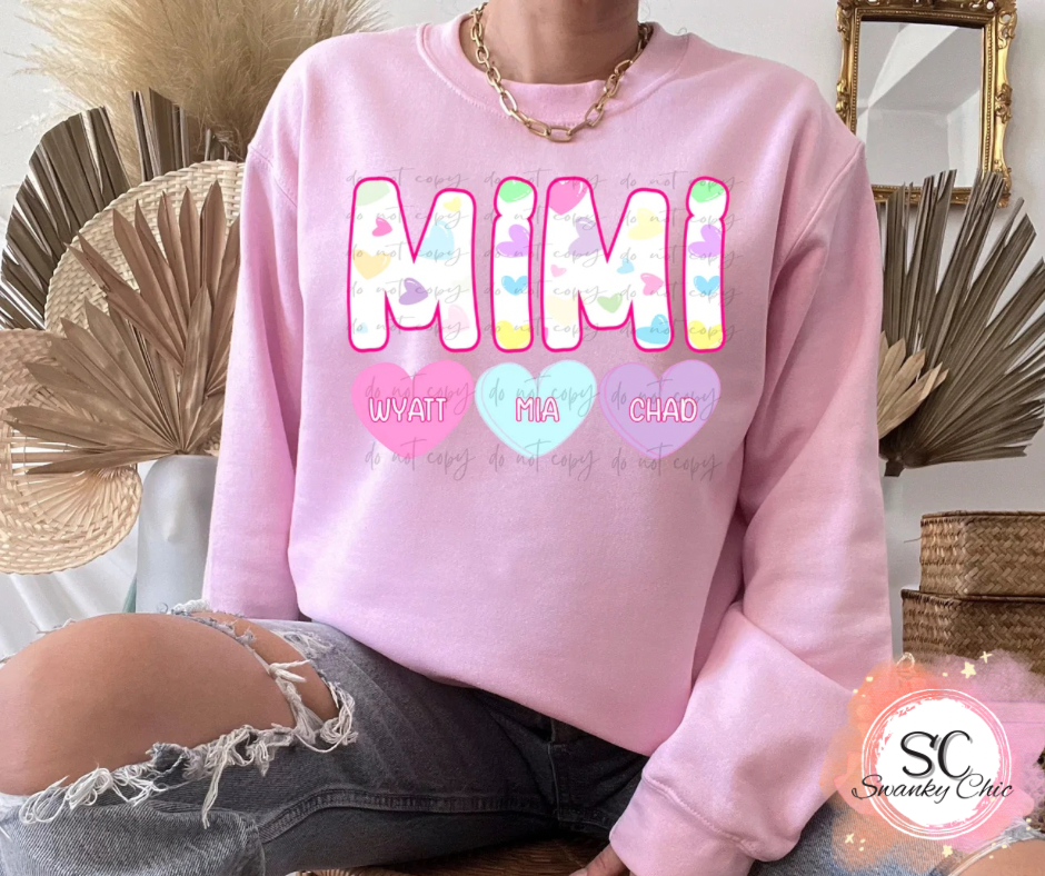 Kellie Statts-Riggott — MIMI: Medium, athletic Heather, crewneck sweatshirt (Garrett, Hadley)