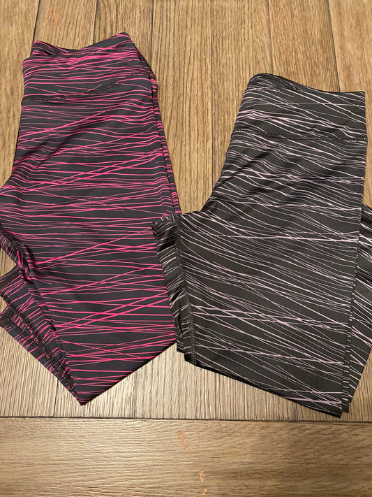 Angi Symons — Large, hot pink/black athletic capris