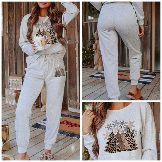 Allyson Michelle — XL, Grey winter lounge set