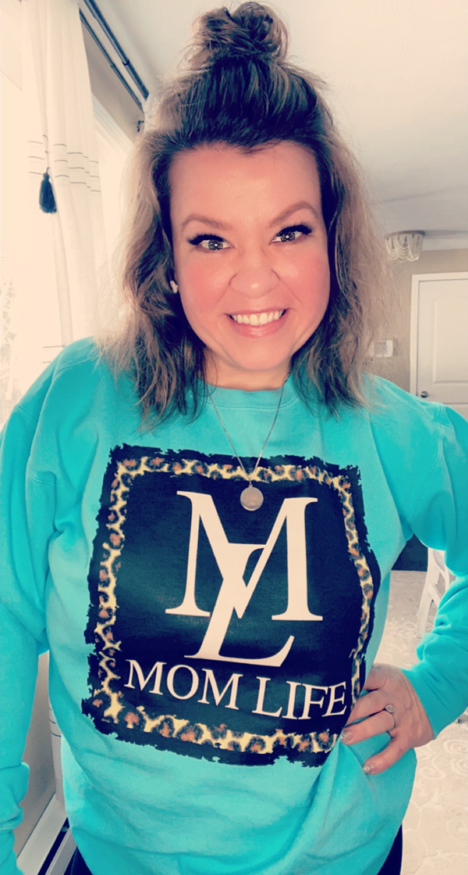 Alea Perry — ML Mom life: Large, watermelon, sweatshirt