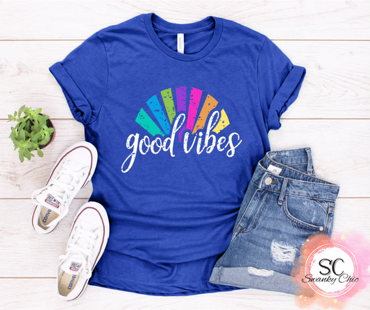 RaeAnn Kennedy— Good Vibes: 2X, crewneck tee